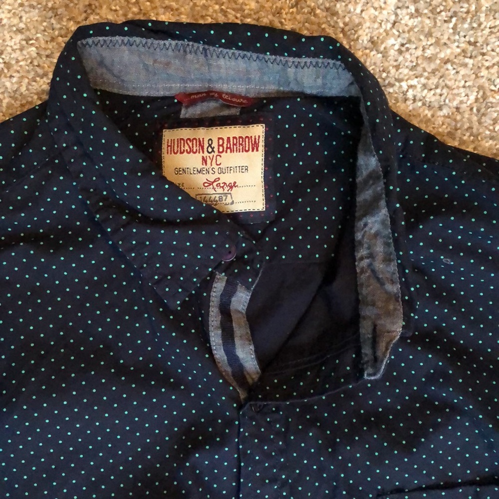 Hudson & Barrow NYC MENS SHIRT - Picture 2 of 4